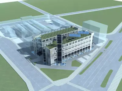 Office Building 3D model 267