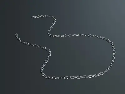 Chain Low-poly 3D model by CebiGameStudio3D