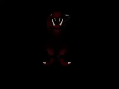Dinoh the Monster Low-poly 3D model