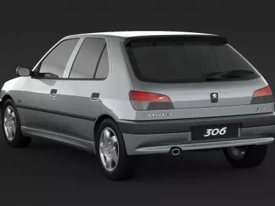 Peugeot 306 Mk2 Hatchback 3D model