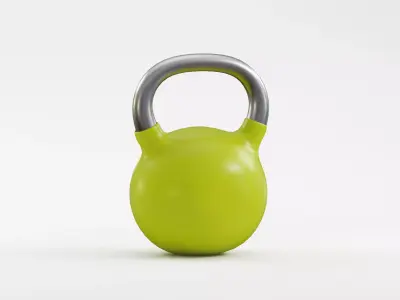 Kettlebell Low-poly 3D model get