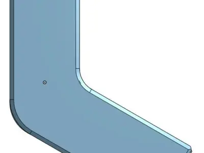 FoxPrint Princess Castle Tent Replacment Angle bracket 3D print model