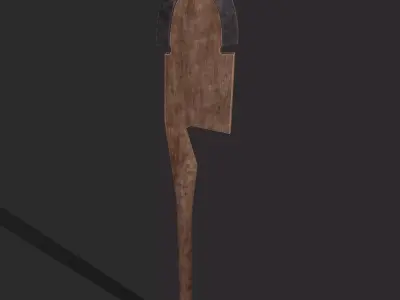 Shovel Version Two Low-poly 3D model