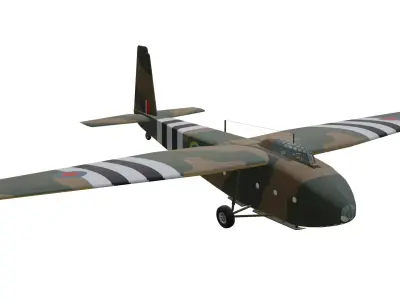 GAL 49 Hamilcar Low-poly 3D model purchase