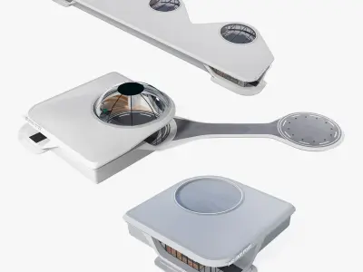 Air Taxi Ports Collection 3D model