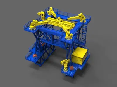 Handling Tower Edda Flora 3D print model