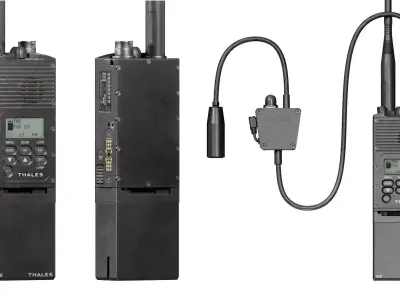 THALES AN PRC 148 RADIO Low-poly 3D model