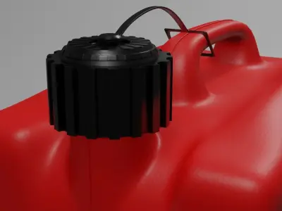 Plastic can 3D model