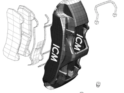 Brake Kit 3D model
