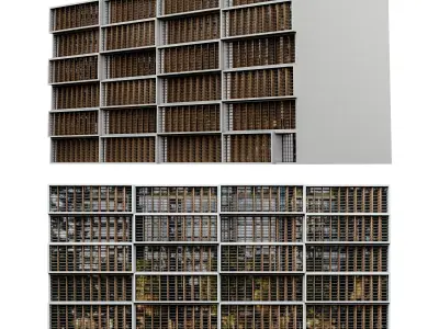 Commercial building 3D model 2
