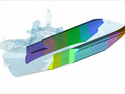 Hull widening for Seabex One  Kreuz Installer 3D print model