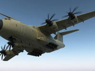  Airbus A400M Military Transport Green 