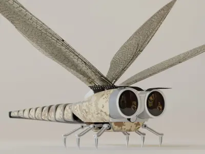 Dragonfly drone 3D model