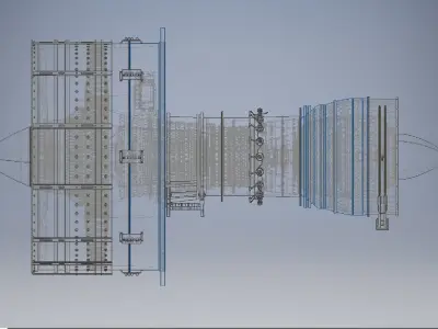 jet engine asm 3d model 3D model