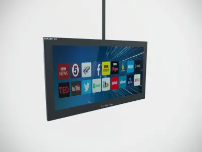 AndOn Display TV Low-poly 3D model