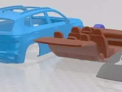 Volkswagen Taos 2022 Printable Car  3D print model