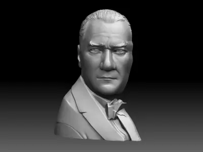 ataturk portrait 3D print model purchase