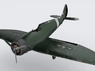 Boeing 1934 Low-poly 3D model