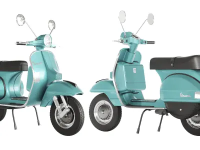 Vespa Px 125 3D model purchase