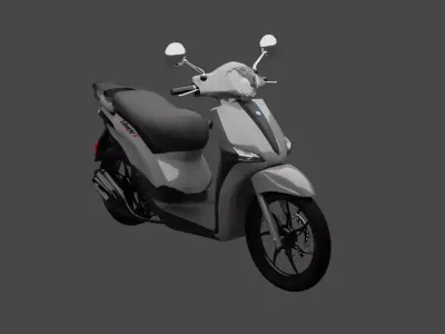 Piaggio Liberty S 125 ABS Low-poly 3D model