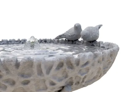 Bird Bath Fountain 3D model