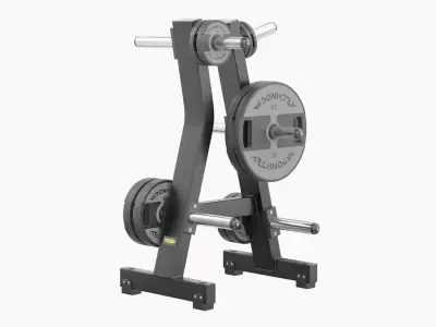 Technogym Disk Rack Pure 3D model