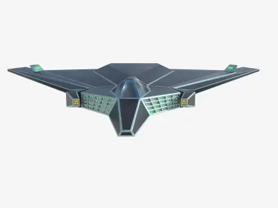 space mosquito v5 Low-poly 3D model
