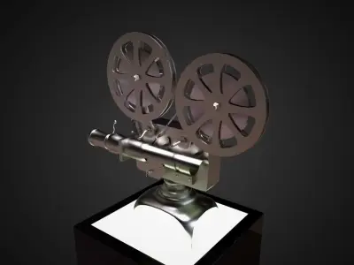 Vintage Movie Projector 3D model