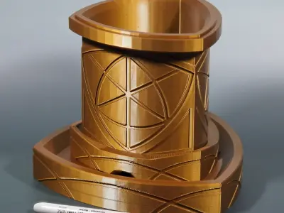Farscape Planter 3d Print Model Free 3D print model