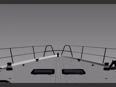 Boat Deck 3D model