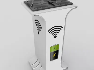 Phone charging Kiosk  3D model