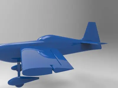 3D STL model of a plane 3D model