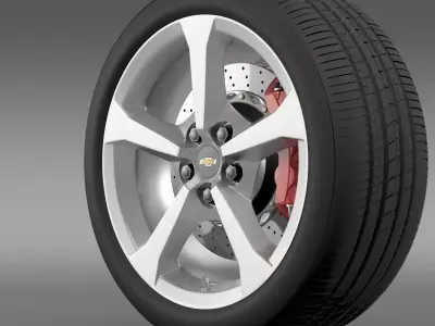 Chevrolet Camaro Convertible 2014 wheel 3D model