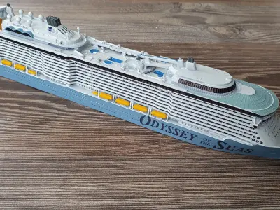 Odyssey Of The Seas cruise ship 3D print model 3D print model