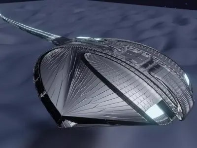 Sci-fi horseshoe crab model 3D model