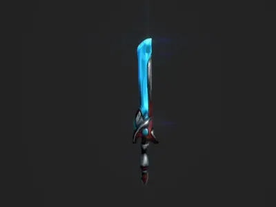 JellySword - SP Free low-poly 3D model