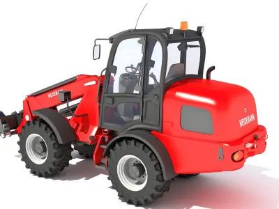 Telescopic Wheel Loader Weidemann 3D model