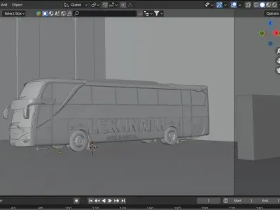 LEKHNTH Bus Modle Free 3D model