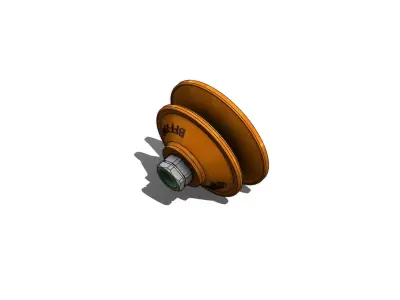 Ventosa Plana Festo BFFT 90 Flat Suction Cup 3D model