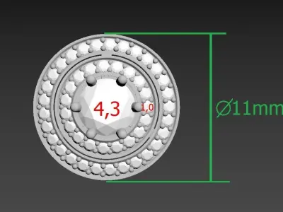 190807 SE double round 1 3D print model