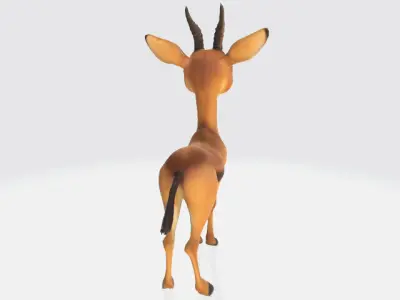 Gazelle Low-poly 3D model