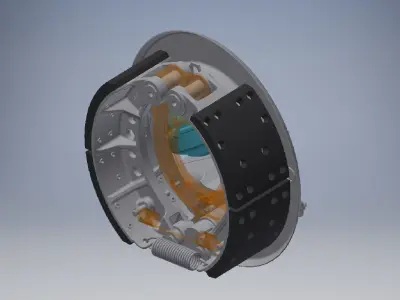 Heavy Truck Brake Systems 3D model