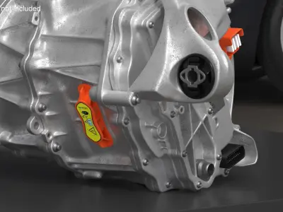 Tesla Rear Drive Unit 3D model