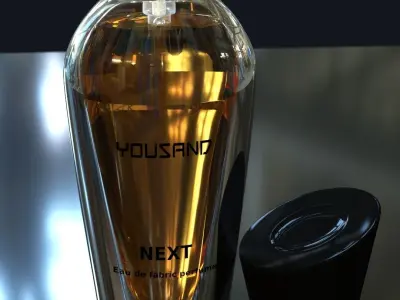 Perfume bottle glass bottle  3D model