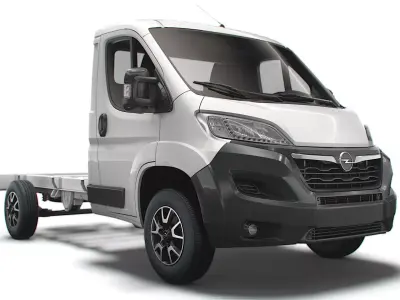 Opel Movano Chassis Truck Single Cab 3450WB 2022 3D model