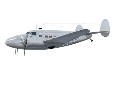 Lockheed L-14 Super Electra 3D model