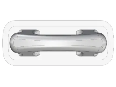 Inflatable Boat Handle 245mm 3D model