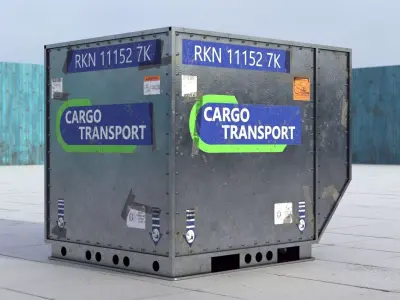 Airport Cargo Container 3D model
