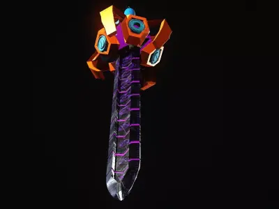 Magnetic Pull Low-poly 3D model