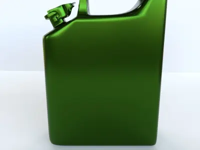 Jerry Can Low-poly 3D model 2